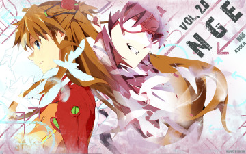 Картинка аниме evangelion