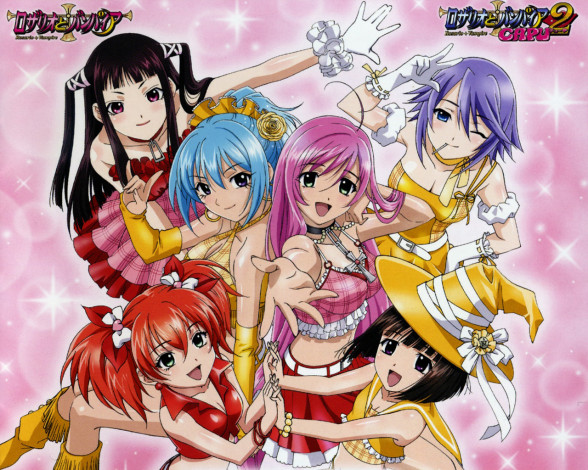 Обои картинки фото аниме, rosario, vampire