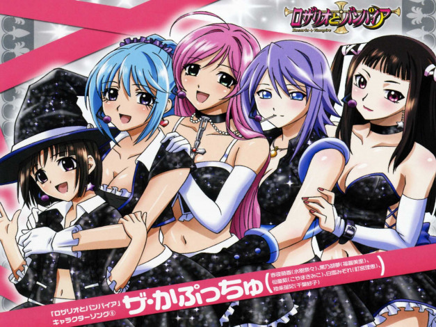 Обои картинки фото аниме, rosario, vampire