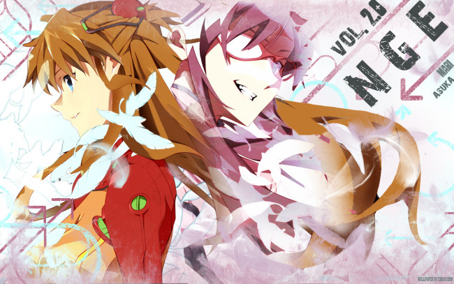 Обои картинки фото аниме, evangelion