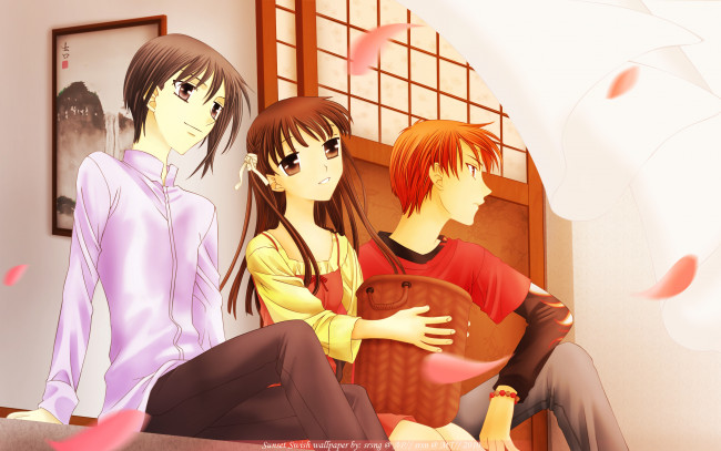 Обои картинки фото аниме, fruits, basket