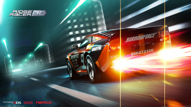 Обои картинки фото ridge, racer, 3d, artwork, видео, игры
