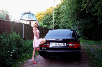 Картинка автомобили авто девушками и девушки