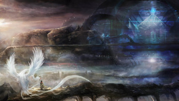 Картинка фэнтези иные миры времена птица