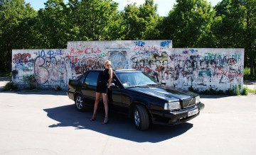 Картинка автомобили авто девушками и девушки