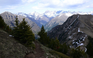 Картинка alpes de savoie природа горы альпы