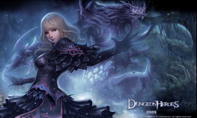 Обои картинки фото chao, yuan, xu, фэнтези, красавицы, чудовища, девушка, дракон