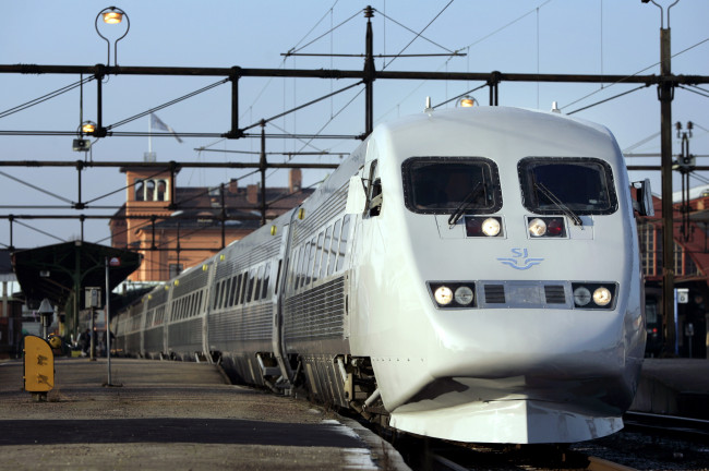 Обои картинки фото техника, электрички, пути, поезд, станция