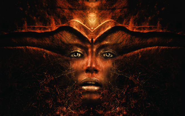 Обои картинки фото фэнтези, девушки, глаза