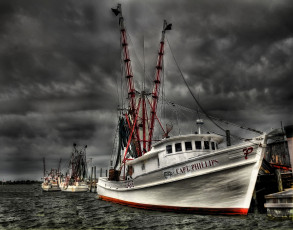 Картинка корабли другое причал рыболовы