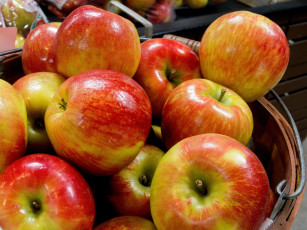 Картинка еда Яблоки плоды