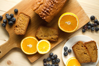 Картинка еда пирожные +кексы +печенье голубика лимон