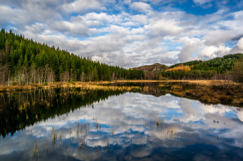 Картинка природа реки озера простор река лес горы