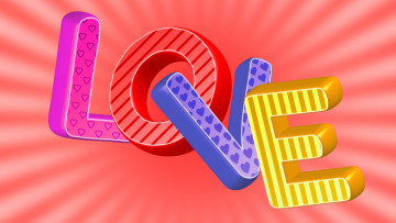 Картинка праздничные день+святого+валентина +сердечки +любовь лучи