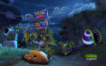 Картинка видео+игры plants+vs +zombies +garden+warfare растение