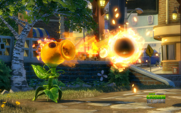 Картинка видео+игры plants+vs +zombies +garden+warfare растение