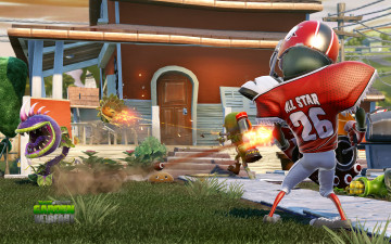 Картинка видео+игры plants+vs +zombies +garden+warfare зомби