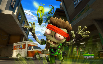 Картинка видео+игры plants+vs +zombies +garden+warfare зомби