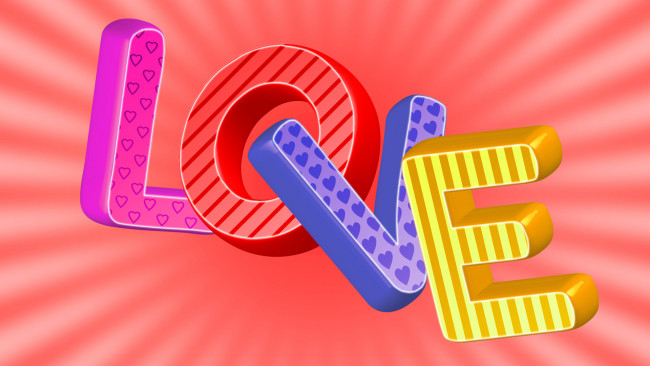 Обои картинки фото праздничные, день святого валентина,  сердечки,  любовь, лучи