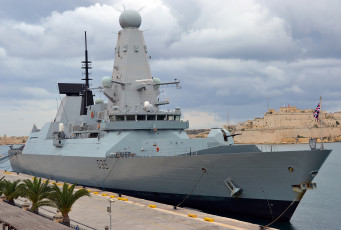 Картинка hms+dragon корабли крейсеры +линкоры +эсминцы флот боевой