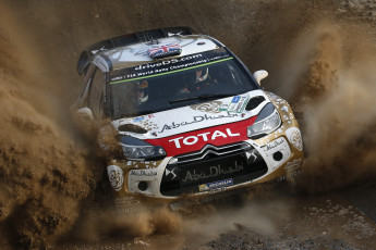 Картинка спорт авторалли ds 3 wrc 2015г гонки пыль