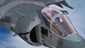 Картинка 3д+графика люди+ people самолет полет улыбка фон взгляд девушка