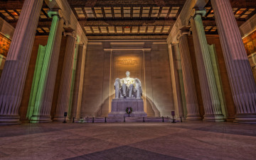Картинка lincoln+memorial города -+памятники +скульптуры +арт-объекты памятник мемориал