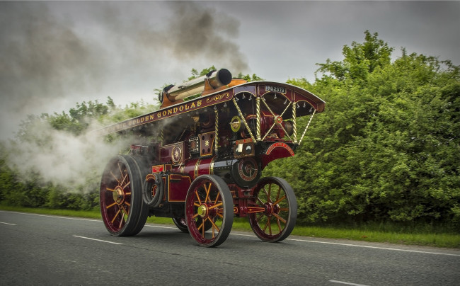 Обои картинки фото техника, тракторы, паровой, трактор