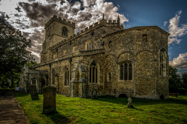Обои картинки фото all saints church wing, города, - католические соборы,  костелы,  аббатства, храм