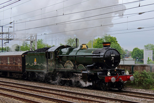 Обои картинки фото техника, паровозы, железная, дорога, рельсы, паровоз