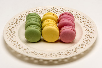 Картинка еда макаруны миндальное печенье