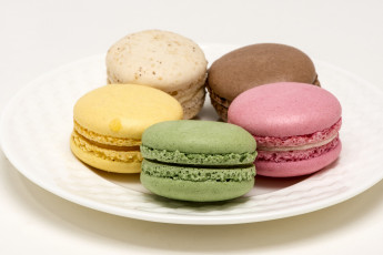 Картинка еда макаруны печенье миндальное