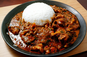 Картинка еда мясные+блюда рис соус мясо