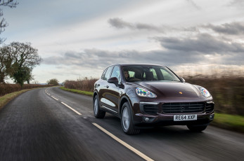 обоя автомобили, porsche, diesel, cayenne, uk-spec