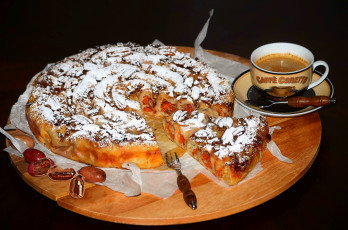 Картинка еда пироги кофе пирог