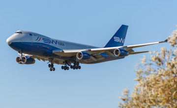 Картинка b+747-400f авиация грузовые+самолёты авиалайнер