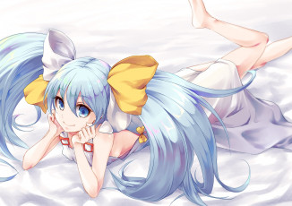 Картинка аниме unknown +другое девушка фон взгляд