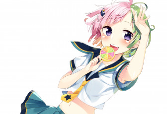 Картинка аниме unknown +другое девушка взгляд фон