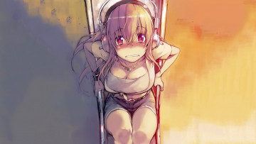 Картинка аниме super+sonico фон взгляд девушка