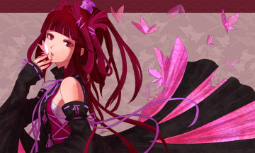 Картинка аниме unknown +другое фон взгляд девушка