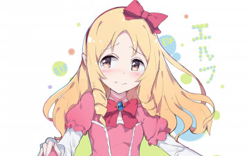 Картинка аниме eromanga-sensei фон взгляд девушка