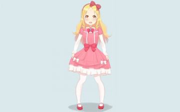 Картинка аниме eromanga-sensei взгляд девушка фон