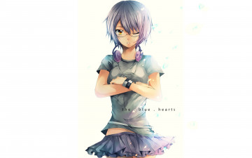 Картинка аниме unknown +другое девушка взгляд фон