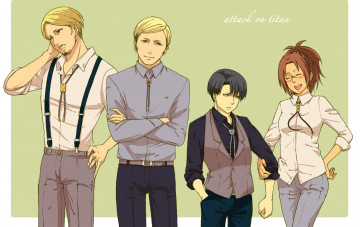 Картинка аниме shingeki+no+kyojin атака титанов