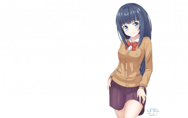 Обои картинки фото аниме, eromanga-sensei, фон, взгляд, девушка