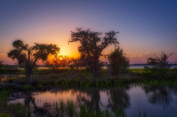 Картинка природа восходы закаты простор