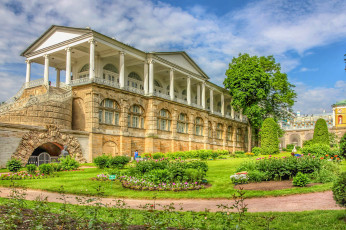 Картинка st +petersburg +russia города санкт-петербург +петергоф+ россия простор