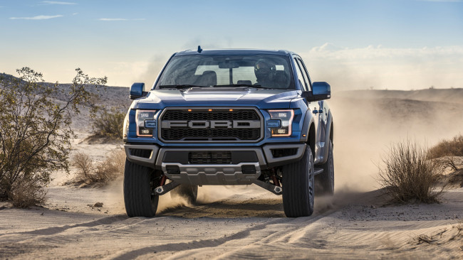 Обои картинки фото ford f-150 raptor 2019, автомобили, ford, blue, 2019, raptor, f-150, внедорожник