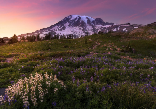 Обои картинки фото природа, горы, простор