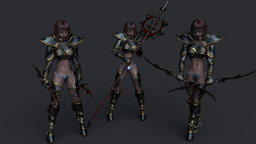 Картинка 3д+графика фантазия+ fantasy фон взгляд девушки